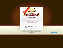 Tablet Screenshot of glacerealconfeitaria.com.br